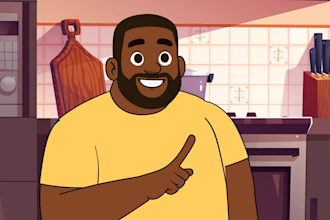create a 2d animation video
