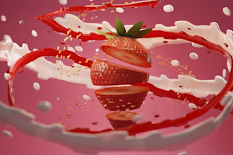 create 3d product animation for beverage cosmetic and tech