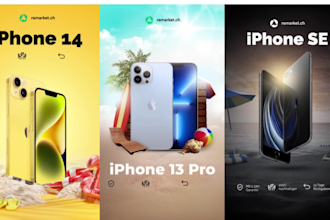 do animated banner flyers, ads, gifs and party poster animation