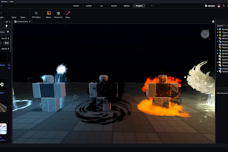 create custom roblox vfx, aura fx, smooth roblox animations for your roblox game