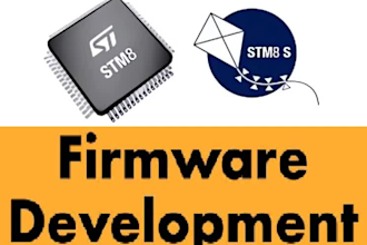 write a firmware for the stm8 microcontroller that will solve your business prob