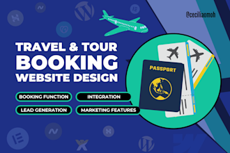 tour website, hotel booking website, vacation rental website, airbnb website