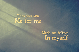make an aesthetic lyric video