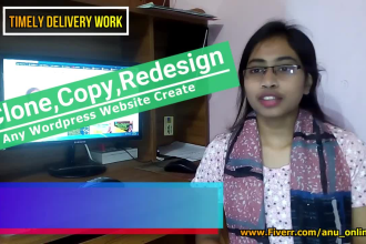 design, redesign, build, copy, clone, revamp wordpress website and blog website
