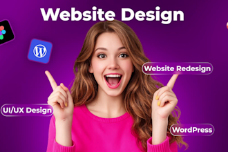 design mobile ux prototype and website design figma