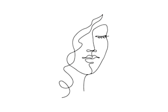 create minimalist continuous line art animation
