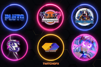 create an animated discord logo, banner, gif, and icon animation