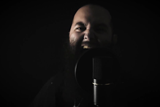 be your gutturals, death metal singer