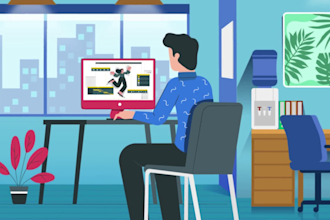 create 2d animated explainer videos or business videos