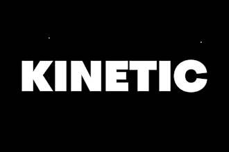 create a custom kinetic typography video