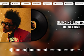 make youtube and instagram music visualizer