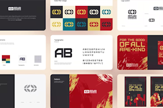 do company logo design, branding kit and buisness brand identity, top notch work