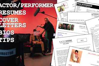 create or update your editable actor resume or cover letter
