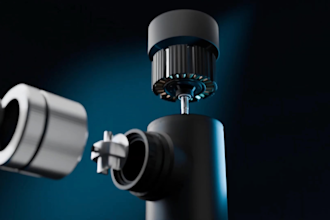 do 3d industrial animation, 3d product animation, 3d modeling, product video