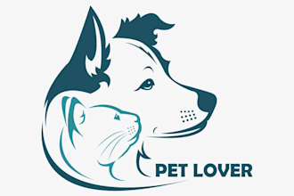 design awesome cute logo for pet animal, shopify store