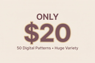 give you 50 premium crochet PDF patterns