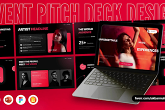 design an event sponsorship pitch deck within 24 hours
