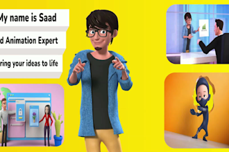 produce a high quality 3d animated explainer video