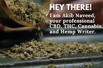 write SEO articles or blog posts on cbd, hemp, marijuana for your site