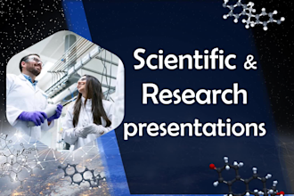 create scientific research presentation