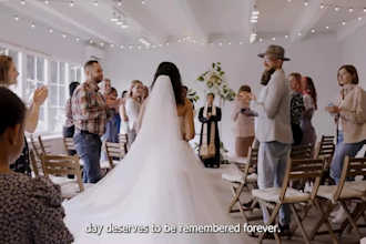 wedding video editing with cinematic storytelling