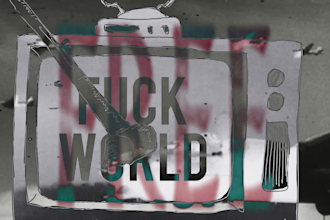 create unique trippy or dystopian mixed animated music video