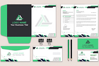 design business card, letterhead and stationery items