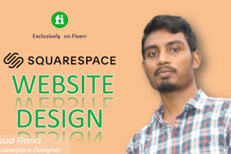 create squarespace website design or redesign squarespace