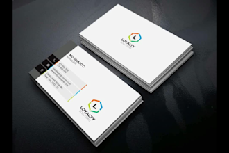 design professional minimal and elegant business cards