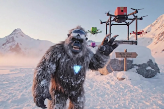 create gorilla and yeti vlog, ai bigfoot vlog, ai video using google veo 3