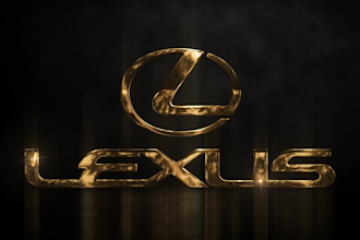 create 4k elegant luxury gold logo reveal animation