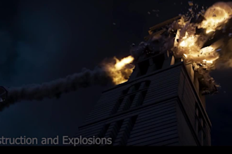 do fx dynamics simulation like flip, fire, smoke, destruction, particles
