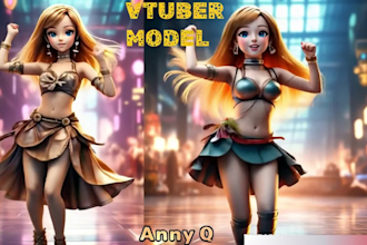 animate live 2d character model or animated avatar using ai