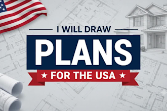 draw architectural plans for the USA