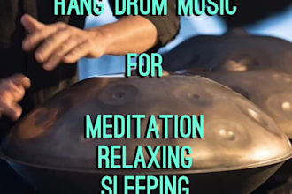 record a 1 hour handpan meditation track live
