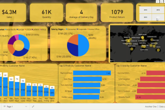 create professional power bi dashboards, reports, and gis maps in 24 hrs