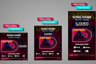 make a music promo video for social media