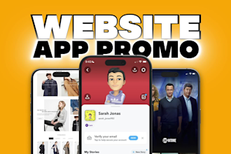 create an amazing website or app promo video