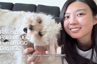 create pet ugc video with my dog