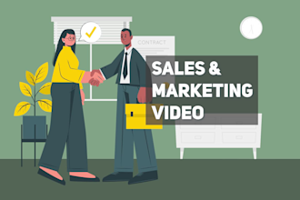 create animated sales and marketing video