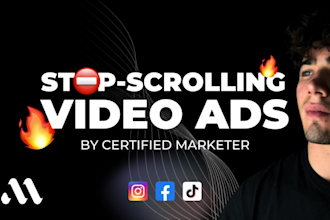 produce a high converting video ad for facebook instagram youtube