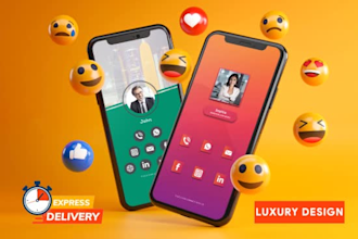 design clickable  digital business card in 24 hours