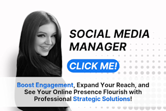 be your instagram social media manager and content creator