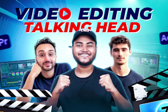 do youtube talking head video editing like iman gadzhi, vsl editing