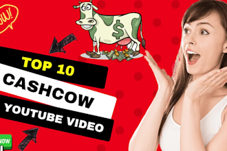 make automated faceless top 10 cash cow youtube channel or article to video