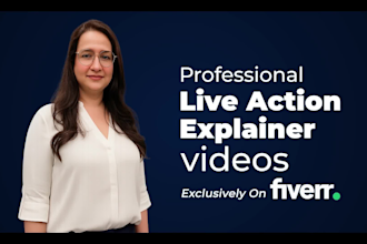 create a custom explainer video or business commercial