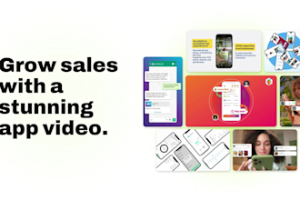 create a custom app demo video or app promo video