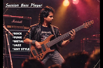 be your heavy, punchy, rock and metal bass player