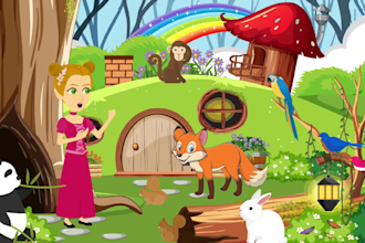 do 2d animation story or cartoon storytelling animation