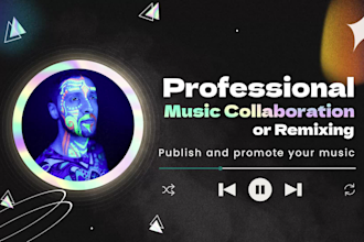 collab on or remix, publish and promote your dance music track in my style